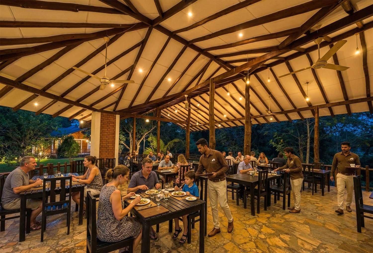 Restaurant dining at Mastodon Valley